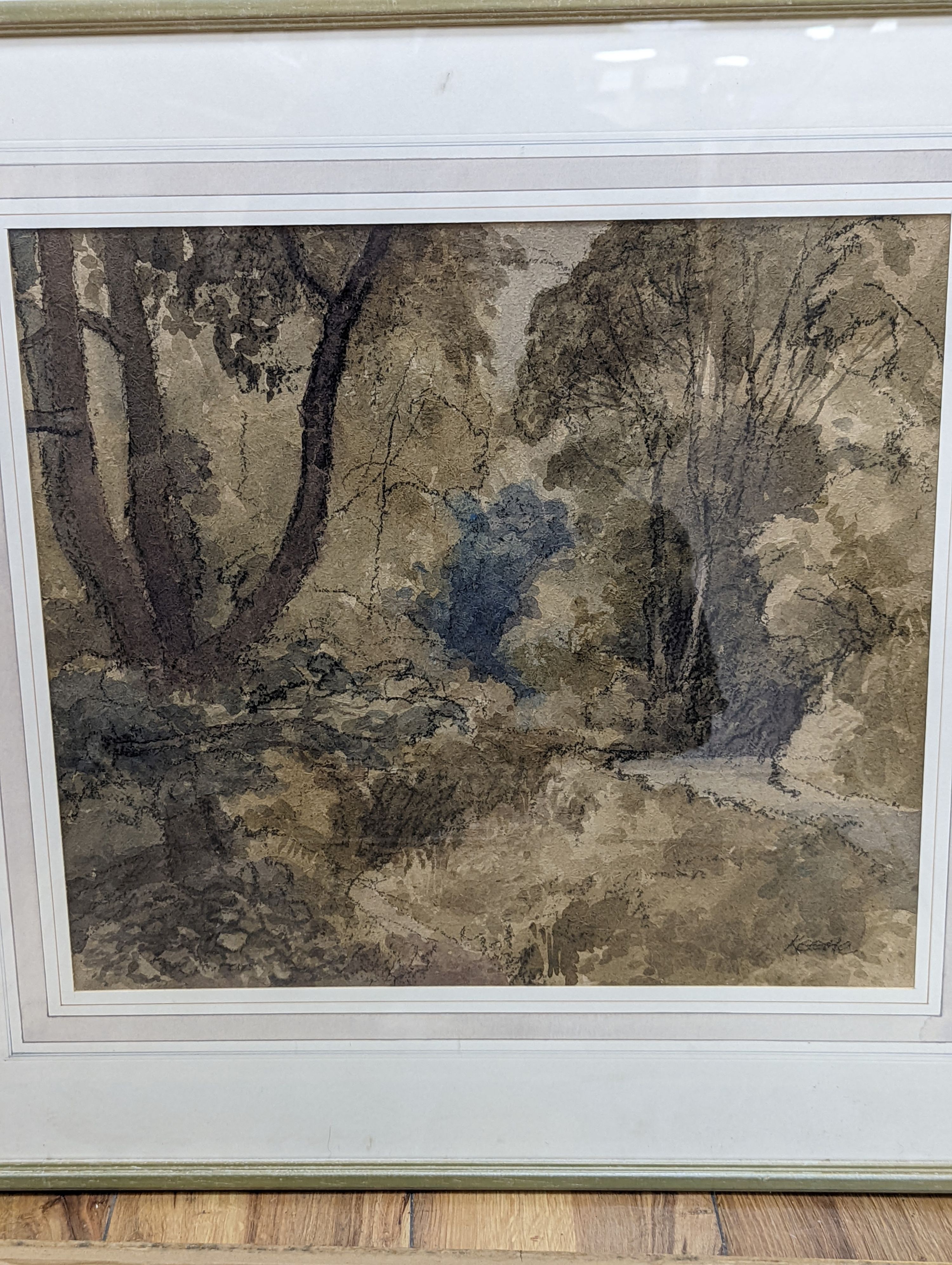 Walter Robert Stewart Acton (1879-1960), four Downland watercolours including Lewes Chalk Pit and Newhaven, largest 40 x 44cm